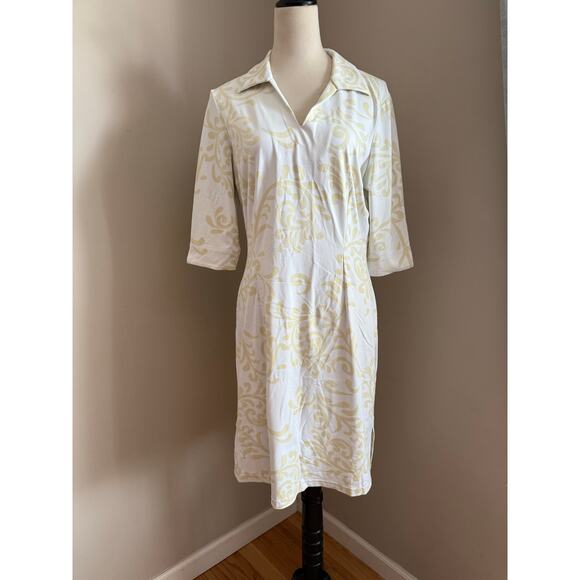 J. McLaughlin for Dillard’s Scroll Print Knit Dress – Size M - Picture 1 of 8